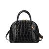 Bolsa de Mão Feminina Tendência Comércio Exterior 2023 Nova Padrão Crocodilo Formato Concha Versátil Ombro Sobrancelha Bolsa de Mão Feminina