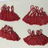 Borlas de hilo de algodón al por mayor, accesorios creativos para manteles y cojines, borlas simples de color liso, borlas hechas a mano para DIY