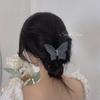 Clip de gelatina de mariposa temperamento dulce coreano cara de diamante color gelatina elegante placa trasera horquilla accesorios para el cabello al por mayor mujeres