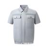 Prevención de golpes de calor en verano y ropa de aire acondicionado refrescante para hombre de manga corta con tiras reflectantes prevención de golpes de calor carga refrigeración soldadores protección laboral trabajo