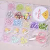 Conjunto de Acessórios Populares DIY para Miçangas Transfronteiriças Resina Miçangas Pequenas Materiais para Pulseira Colar Educacional Infantil Joias