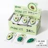 Mini faca de arte em formato de fruta, corte de papel, desmontagem expressa, desenho animado criativo, fofo, prático, desempacotamento, papelaria, faca artesanal