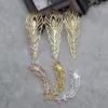DIY corona de phoenix Xiuhe tocado material de cola de fénix corona de pelo Hanfu chino pasador accesorios de joyería de cobre chapado en oro