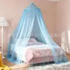 Mosquitero de Cúpula para Cama Colgante de Piso Plegable Sin Instalación Cortinas de Cama Estilo Princesa Mosquitero de Verano con Techo Redondo