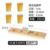 Portavasos para cerveza artesanal estilo tarjeta, vaso para cerveza de barril, vaso de vidrio de bistró, juego de vasos pequeños para degustación de aroma de whisky