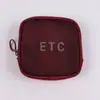 Bolsa de Maquillaje Portátil para Viaje, Bolsa de Malla para Guardar Brochas de Maquillaje, Neceser Transpirable para Viaje, Bolsita Pequeña de Malla para Almacenamiento