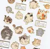 Tipetoys Estilo Chino Guka Serie Universo Chino Bola Gordita Gatito Paquete de Pegatinas Estampadas en Caliente Animalitos Lindos