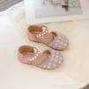 Zapatos de Princesa para Niñas 2025 Primavera/Verano Nuevo Estilo Zapatos de Vestir para Niñas Pequeñas Niñas Medianas Niñas Bebé Zapatos Mary Jane con Lentejuelas