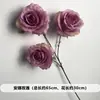 Flores Artificiales Moradas de Boda Elegante Boda Compromiso Banquete Montaje Techo del Salón de Bodas Decoración de Flores Artificiales Escenario Flores Guía de Camino