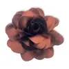 Nuevos Accesorios Florales de Tela de Satén de Doble Cara de 20 cm Estilo Coreano, Flores Tridimensionales, Ramilletes y Flores para el Cabello Hechos a Mano, Adornos Florales para Ropa