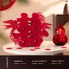 Adornos para decoración de habitaciones de boda, arreglo para sala de estar y dormitorio de compromiso, carácter tridimensional de dragón y fénix "doble felicidad" para exhibición en mesa, artículos para bodas
