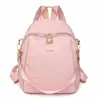 Mochila de Tela Oxford Nueva 2025 Mochila Textil Casual de Moda Combinable Simple para Exterior Bolsa de Viaje para Mujer