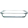 Plato rectangular de vidrio para hornear Plato para verduras Casero Creativo Plato para pescado al vapor Plato para la cena Plato para platos Estilo Ins Nórdico Bandeja para comida occidental