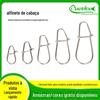 Pino cabaça pino luya aço inoxidável conector isca artificial pino micro luya pino aço inoxidável 304