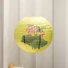 Lanternas de Papel Estilo Chinês para Decoração de Cenas Externas, Abajures Impressos Tradicionais, Lanternas para Preparo de Chá em Casas de Chá, Enfeites Pendurados