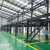 Taller de fábrica de estanterías de plataforma tipo loft en Dongguan Almacén de almacenamiento Estanterías Plataforma de acero de dos pisos Construcción con vigas I