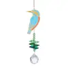 Sino de Vento para Pátio Jardim Externo Série Animais Golfinho Baleia Pássaro Pingente de Cristal Pegador de Sol Suprimento Transfronteiriço