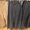 Pantalones largos de punto con silueta para mujer, pantalones casuales, pantalones de pierna curva, pantalones de pierna ancha 483722 482287 486980