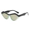 Gafas de Sol de Moda Transfronterizas Europeas y Americanas Irregulares Versátiles Retro Modernas Parasol Anti-UV para Mujeres con Personalidad