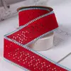 Cinto Tecido Vazado com Borda Ondulada DIY Têxtil para Casa Roupas Chapéu de Coco Decoração Presente Embalagem de Flores Laço Acessórios de Cabelo