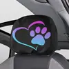 Funda para reposacabezas de coche con patrón de texto, funda para almohada de coche, funda de asiento a prueba de polvo, se puede personalizar con tu propio diseño como funda para reposacabezas y cuello