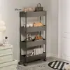 Estante de Almacenamiento Montado en Puerta, Gabinete de Almacenamiento para Espacios Estrechos, Organizador de Bolsas, Carrito Móvil, Estante de Exhibición de Bolsas de Cuero, Gabinete de Almacenamiento Estrecho