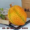 Modelo de Almohada Dorada de Durian Fruta Plástica Falsa Decoración de Exhibición de Tienda de Durian Adorno Colgante Atrezo para Fotografía