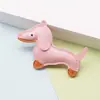 Llavero Colgante de Cuero para Mini Dachshund Pequeño en Stock, Colgante de Bolso de Perro de Cuero Estilo Ruth