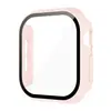 Adecuado para Apple Watch 12, carcasa de reloj, carcasa integrada y cubierta protectora de película para Apple Watch S12, carcasa mate de PC