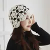 Venta al por mayor del fabricante 2026 Nuevo modelo Cachemir Resistente Ganchillo Hecho a mano Sombrero Otoño e Invierno Hecho a mano Calado Gorro de punto