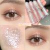 Una Gota de Lágrimas Sombra de Ojos Líquida Polvo de Brillo Lentejuela Gusano de Seda Perlado Polarizado Polvo Destellante Sombra de Ojos Monocromática Super Brillante Iluminador