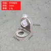 Soporte de ángulo recto de acero inoxidable engrosado para estante de vidrio, soporte de partición, soporte de ventosa para armario, conector de fijación para muebles