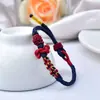 Pulsera Étnica Multicolor de Cuerda Tejida a Mano Estilo Tíbet Reencarnación DIY Thangka Cuerda Trenzada Hecha a Mano Hilo de Algodón Pulsera al Por Mayor