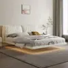 Cama de Suspensión Marco de Acero Accesorios Rejilla Colgante Cama Minimalista Italiana Suspensión Doble 1.8 m 1.5 Accesorios de Dormitorio Principal