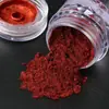 Brillo Nuevo para Uñas Transfronterizo Flor de Loto Botella a Prueba de Fugas Espejo Rojo Polvo de Espejo Mágico Brillo para Uñas de Navidad y Año Nuevo