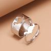 Moda Comercio Exterior Transfronterizo Simple Apertura Ajustable Juego de 2 piezas Diseño Creativo Nicho Japonés y Coreano Anillo de Dinosaurio para Pareja