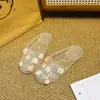Nuevos Zapatos Transparentes de Cristal Coreanos, Populares Accesorios Versátiles de Zapato Jelly con Flores, Dijes y Hebillas de Zapato DIY para Mujer