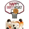Decoración para Pastel de Chico Baloncesto Yuehao Topper Slam Dunk Chico Celebridad de Internet Decoración para Fiesta de Cumpleaños Accesorio para Hornear