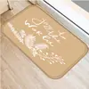 Felpudo Navideño para el Hogar con Estampado de Árbol de Navidad, Felpudo para Puerta de Sala de Estar