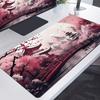 Nuevo Estilo Japonés Transfronterizo Paisaje de Tinta Flor de Cerezo Alfombrilla de Ratón Alfombrilla de Ratón Oficina Antideslizante Alfombrilla para Ratón de Computadora
