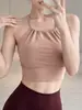 Top de Yoga con Diseño de Espalda Cruzada, Copas Fijas a Prueba de Impactos, Chaleco Deportivo para Danza, Entrenamiento Integral, Fitness y Sujetador de Yoga