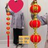 2026 Ano Novo Festival da Primavera Novo Nó Chinês Caractere da Sorte Decorações Penduradas Tamanhos Grande e Pequeno para Sala de Estar Atacado Direto do Fabricante