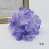 Simulación 16 Flor de Hortensia de Borde de Cerdo a la Parrilla Horquilla Tocados Antiguos Haciendo Bolsa de Materiales DIY Decoración de Boda Flor de Borde de Coca