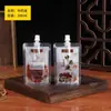 Bolsas para Medicina Tradicional China, Bolsas Sellables Auto-Soportantes con Boquilla, Bolsas de Empaque para Alimentos y Té de Hierbas, Empaque para Líquidos de Medicina Tradicional China, Bolsas Auto-Sellables de Grado Alimenticio