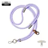 Nuevo Lanyard Elegante para Teléfono Móvil 8mm Fuerte Colgante para Cuello Cruzado Ajustable Exterior Anti-Pérdida Exquisita Cuerda Trenzada para Muñeca