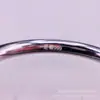 Pulseira de pé em prata 999 para Crianças Bebê com Sino letras a laser infantis longa vida um par de pulseiras atacado