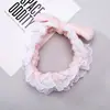 Directo de fábrica ins Super hada Red de encaje con lazo diadema para lavar la cara maquillaje diadema