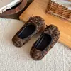 Zapatos de ballet balancín para niñas, estilo coreano, nueva colección otoño 2026, a juego para padres e hijos, zapatos tipo rollo de huevo, zapatos de vestir de punta fina para niños