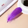 Atacado de fábrica DIY cor pena alta qualidade pena de ganso joia flutuante pena bola ondulada material de enchimento de pena