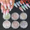 Polvo de Brillo para Uñas Polvo de Brillo Famoso en Internet 2025 Nuevo Polvo Disco Deslumbrante Micro-Diamante de Vidrio Polvo de Decoración para Uñas Super Brillante